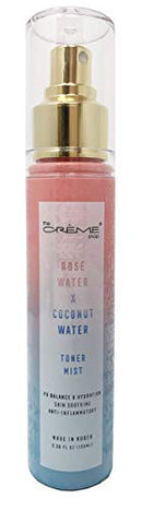[The Creme Shop] Toner Mist 3.38oz, Rose Water & Coconut Water