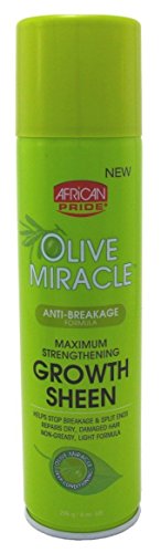 [African Pride] Olive Miracle Anti-Breakage Magical Growth Sheen 8Oz