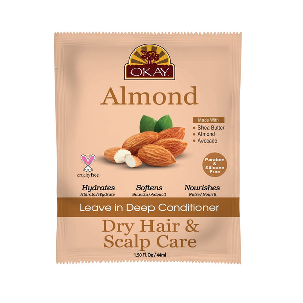 [Okay] Almond Dry Hair & Scalp Care Leave-In Deep Conditioner 1.5oz