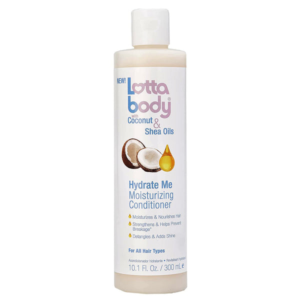 [Lottabody] Hydrate Me Moisturizing Conditioner 10.1Oz W/ Coconut&Shea Oils