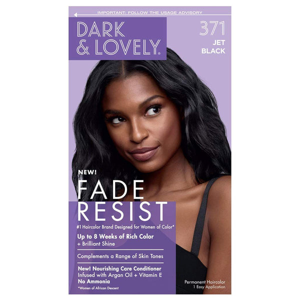 Dark&Lovely Fade Resist Rich Conditioning Hair Color #371 Jet Black