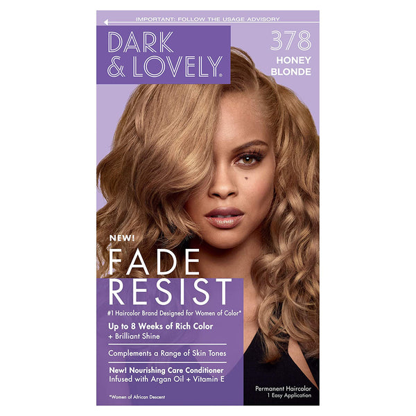 Dark&Lovely Fade Resist Rich Conditioning Hair Color #378 Honey Blonde
