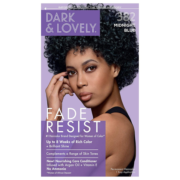 Dark&Lovely Fade Resist Rich Conditioning Hair Color #382 Midnight Blue