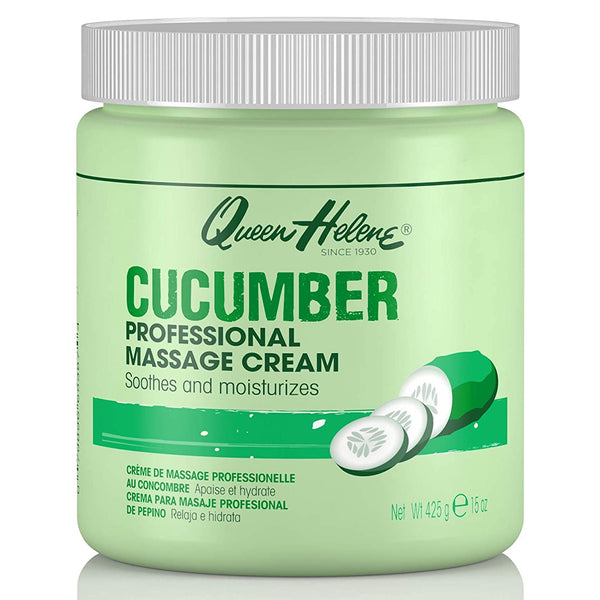[Queen Helene] Professional Cucumber Scented Massage Cream 15Oz