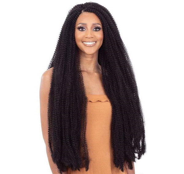 Freetress Synthetic Crochet Braid - 3x Pre-fluffed Poppin' Twist 24