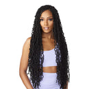 Sensationnel Lulutress Synthetic Pre-looped Crochet Braid - 3x Twisted Distressed Locs 26"