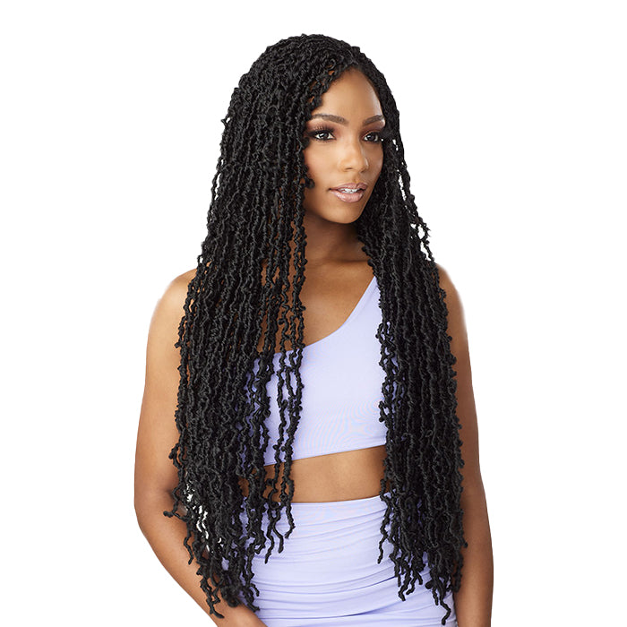 Sensationnel Lulutress Synthetic Pre-looped Crochet Braid - 3x Twisted Distressed Locs 26"