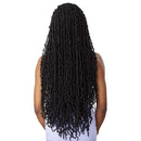 Sensationnel Lulutress Synthetic Pre-looped Crochet Braid - 3x Twisted Distressed Locs 26"