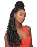 Sensationnel X-pression Pre-looped Synthetic Crochet Braid - 3x Goddess Locs 18"