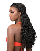 Sensationnel X-pression Pre-looped Synthetic Crochet Braid - 3x Goddess Locs 18"