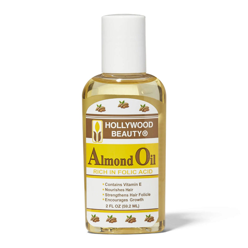 [Hollywood Beauty] Almond Oil Rich In Folic Acid 2Oz