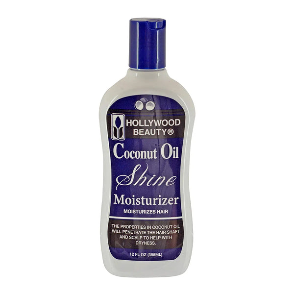 [Hollywood Beauty] Coconut Oil Shine Hair Moisturizer 12Oz