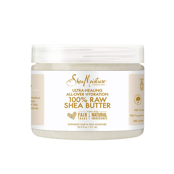 Shea Moisture Ultra Healing All Over Hydration 100% Raw Shea Butter 10.5Oz