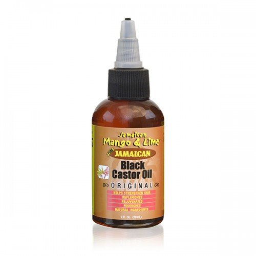 [Jamaican Mango & Lime] Pure Organic Black Castor Oil Treatment Original 2oz