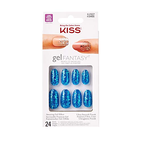 Kiss Gel Fantasy Ready-To-Wear Gel 24 Nails Kgn55 Anastasia (6 Pack)