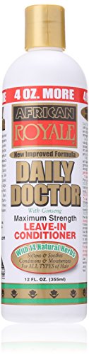 [African Royale] Daily Doctor Maximum Strength Leave-In Conditoner 12Oz