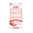 [Kiss] Acrylic French Kit Long Length 28 Nails, Back Talk