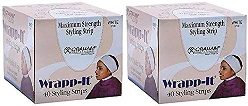 Graham Beauty Wrapp-It 40 Styling Strips White