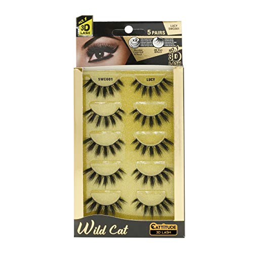 [Ebin] Cattitude 3D Lashes 5Pairs