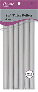 [Annie] Soft Twist Rollers 11/16???? X 10"6Pcs -