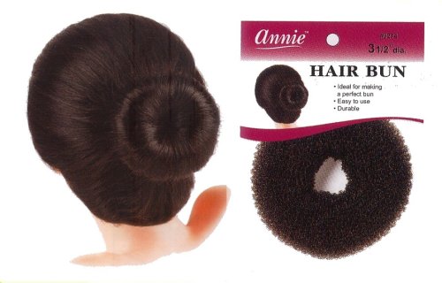 [Annie] Hair Bun Donut 3.5" Nylon Mesh -