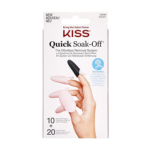 [Kiss] Soak-Off Removal Caps 8Pcs