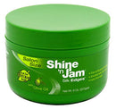 [Ampro] Shine N Jam Silk Edges With Olive Oil 8Oz Edge Control Gel