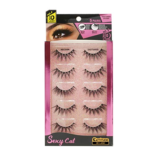 [Ebin] Cattitude 3D Lashes 5Pairs