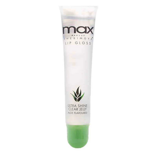 Max Makeup Cherimoya Lip Polish Aloe Vera Oil Clear Gloss