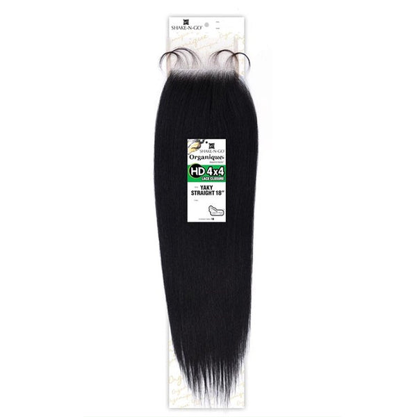 Shake N GO Organique Synthetic HD 4X4 Lace Closure - YAKY STRAIGHT 18"
