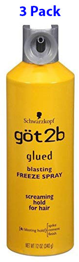 [Got 2B] Glued Blasting Freeze Spray Screaming Hold For Hair 12oz