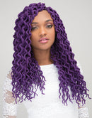Janet Collection Crochet Braid Curly Faux - 2x Mambo Coily Dense Locs 18"