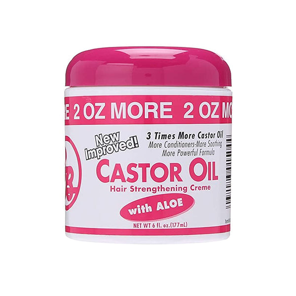 [Bb] Castor Oil Hair Strengthening Creme With Aloe 6Oz