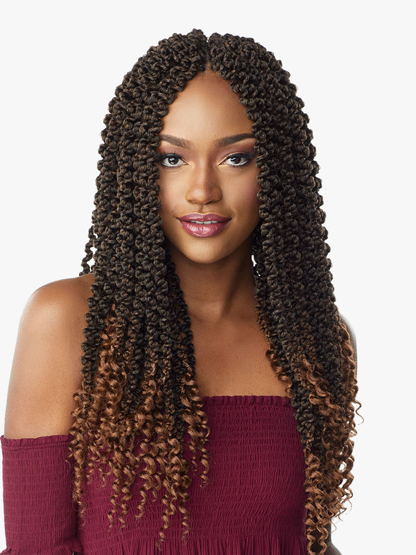 Sensationnel Lulutress Synthetic Crochet Braid - 3x 3d Passion Twist 18"