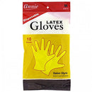 Annie Disposable Latex Gloves Lightly Powdered 10 Count Salon Style [