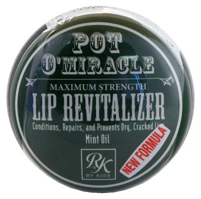 Ruby Kisses Pot O Miracle Maximum Strength Lip Revitalizer Balm Mint Oil Rb01