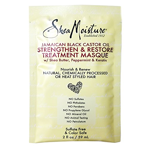 Shea Moisture Jamaican Black Castor Oil Strengthen&Restore Treatment Masque 2Oz [6 Pack]