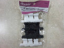 [Annie] Butterfly Hair Clamps 2" 12Pcs -