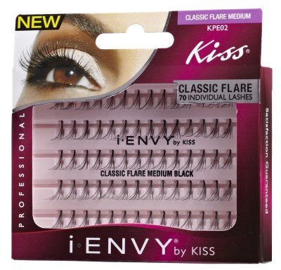 [I-Envy] 70 Individual Flare Medium Lashes