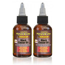 [Jamaican Mango&Lime] Pure Organic Black Castor Oil Treatment Extra Dark 2Oz [2 Pack]