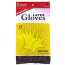 Annie Disposable Latex Gloves Lightly Powdered 10 Count Salon Style [