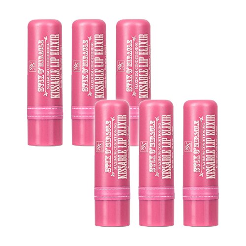 Ruby Kisses Stix O Miracle Maximum Conditioning Kissable Lip Elixir Balm Rbx03 [6 Pack]