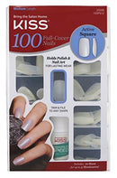 [Kiss] APcsive Square Tips Medium Length 100 Nails