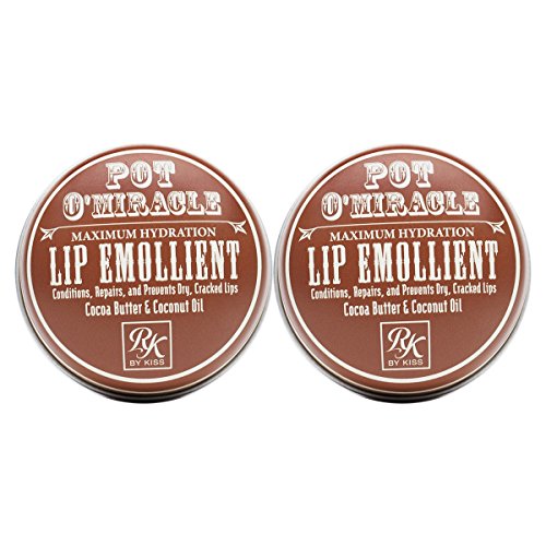 Ruby Kisses Pot O Miracle Maximum Hydration Lip Emollient Balm Cocoa Butter Rb02