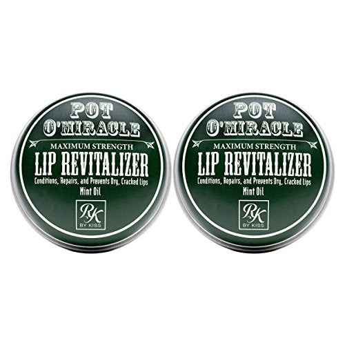 Ruby Kisses Pot O Miracle Maximum Strength Lip Revitalizer Balm Mint Oil Rb01