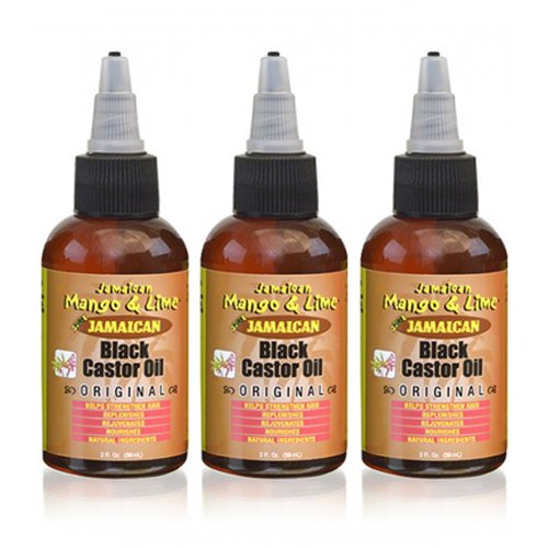 [Jamaican Mango & Lime] Pure Organic Black Castor Oil Treatment Original 2oz