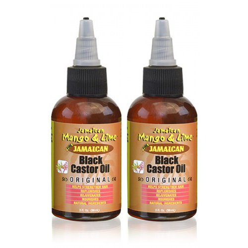 [Jamaican Mango & Lime] Pure Organic Black Castor Oil Treatment Original 2oz