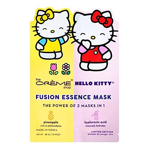 [The Creme Shop] Hello Kitty & Mimi Pineapple & Hyaluronic Acid Fusion Sheet Mask