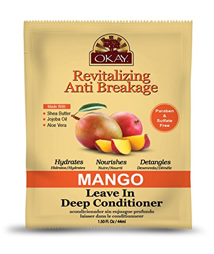 [Okay] Mango Leave-In Deep Conditioner, Revitalizing Anti Breakage 1.5oz