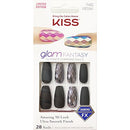 Kiss Glam Fantasy Ultimate Diamond Press On 28 False Nails Long Kgfd04X [6 Pack]